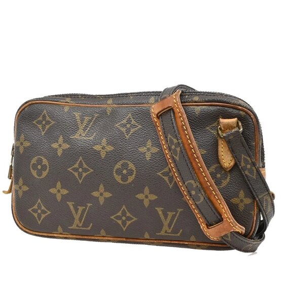LOUIS VUITTON Marly Bandouliere Shoulder Bag Monogram Leather BN M51828 31EF849 - Picture 1 of 15
